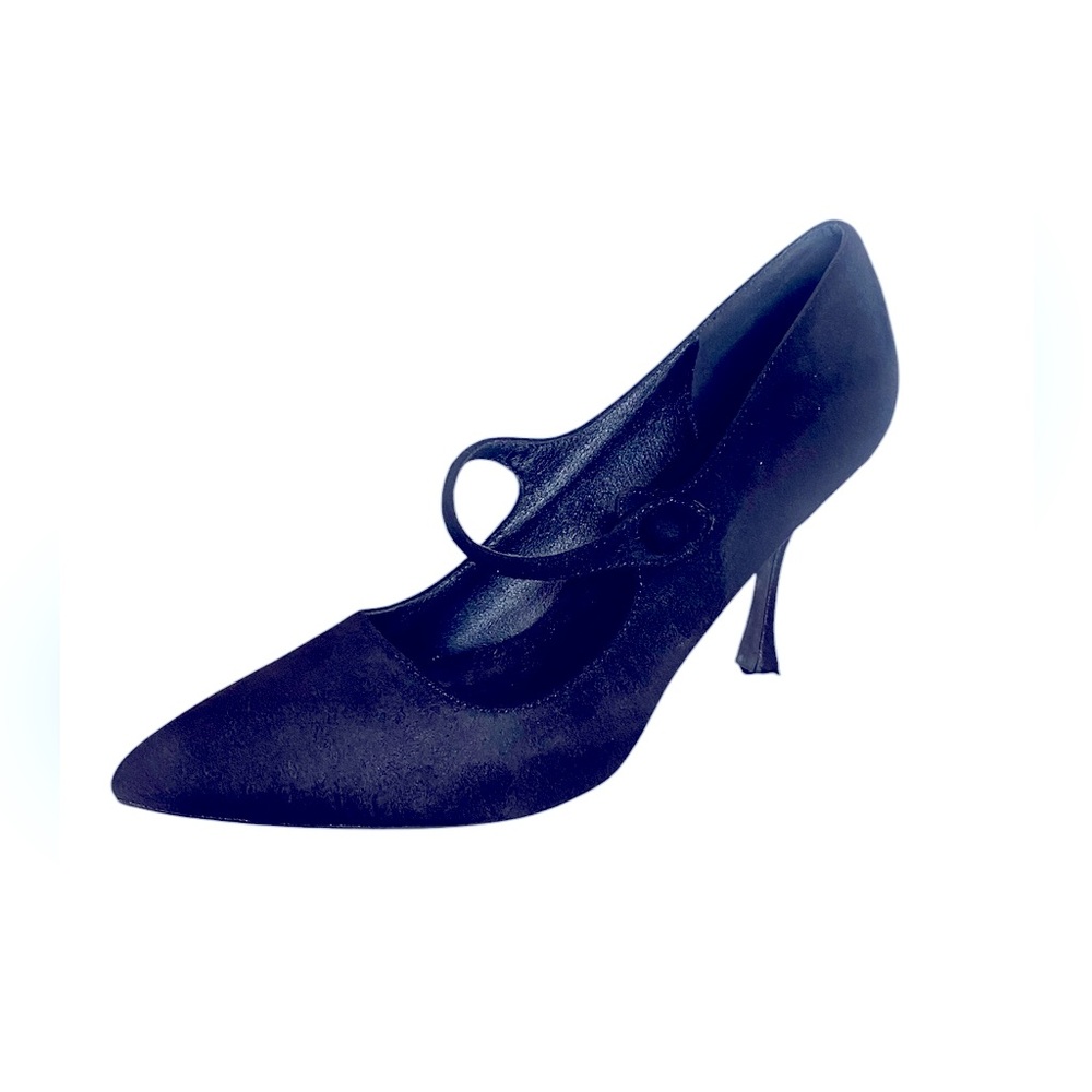 H Halston suede heels